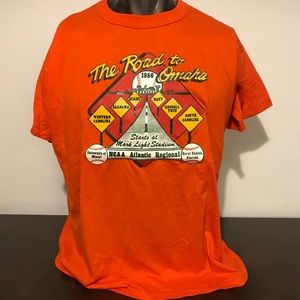 Vintage 80s NCAA Baseball Miami T Shirt